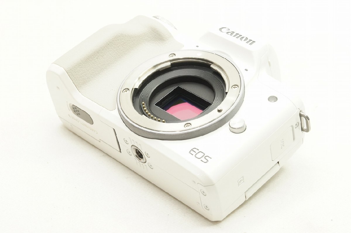 M EOS Kiss 公式通販 1円～Canon ホワイト ミラーレス デジタル一眼 