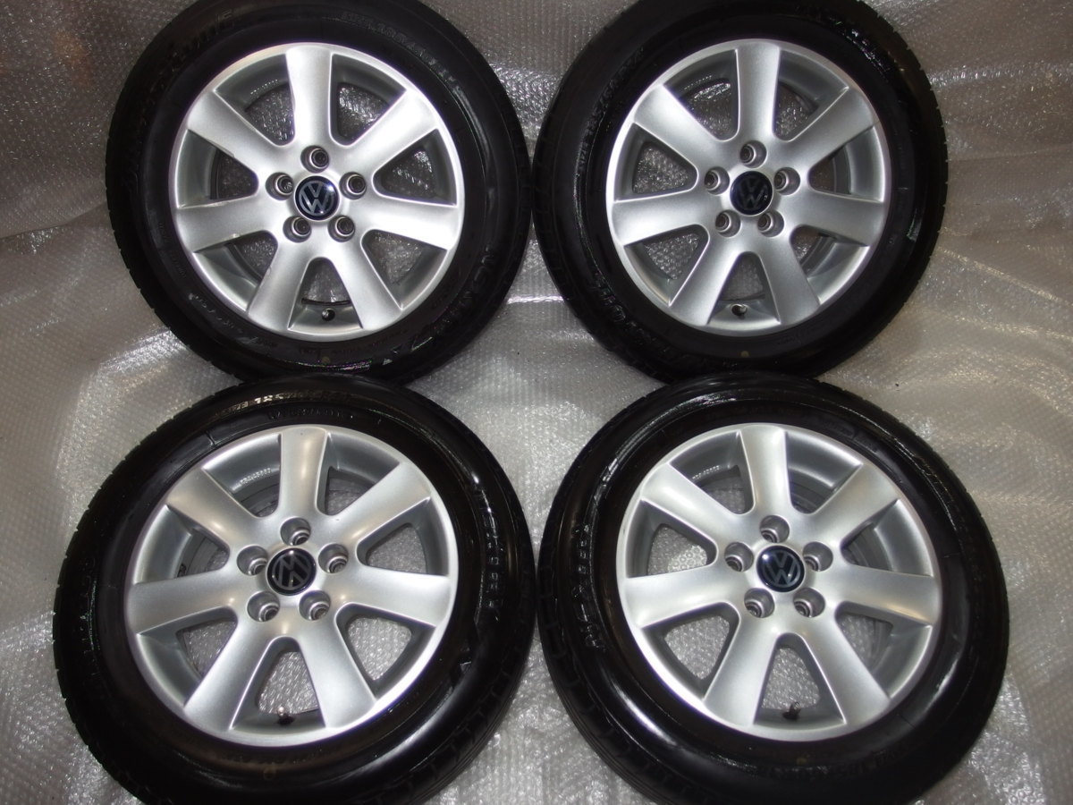 BORBET14インチアルミホイール+2018年BS製タイヤ付き4本 185/60R14 14x6j