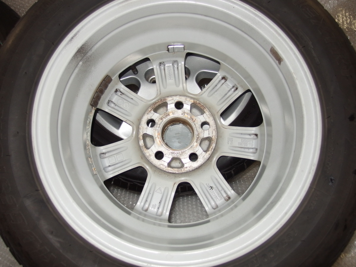 BORBET14インチアルミホイール+2018年BS製タイヤ付き4本 185/60R14 14x6j