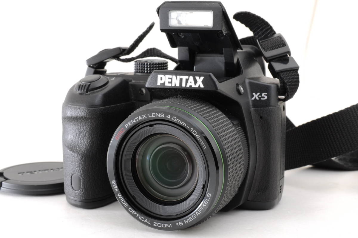 PENTAX ペンタックス デジタルカメラ X-5 乾電池駆動品 サハ53]動作品 