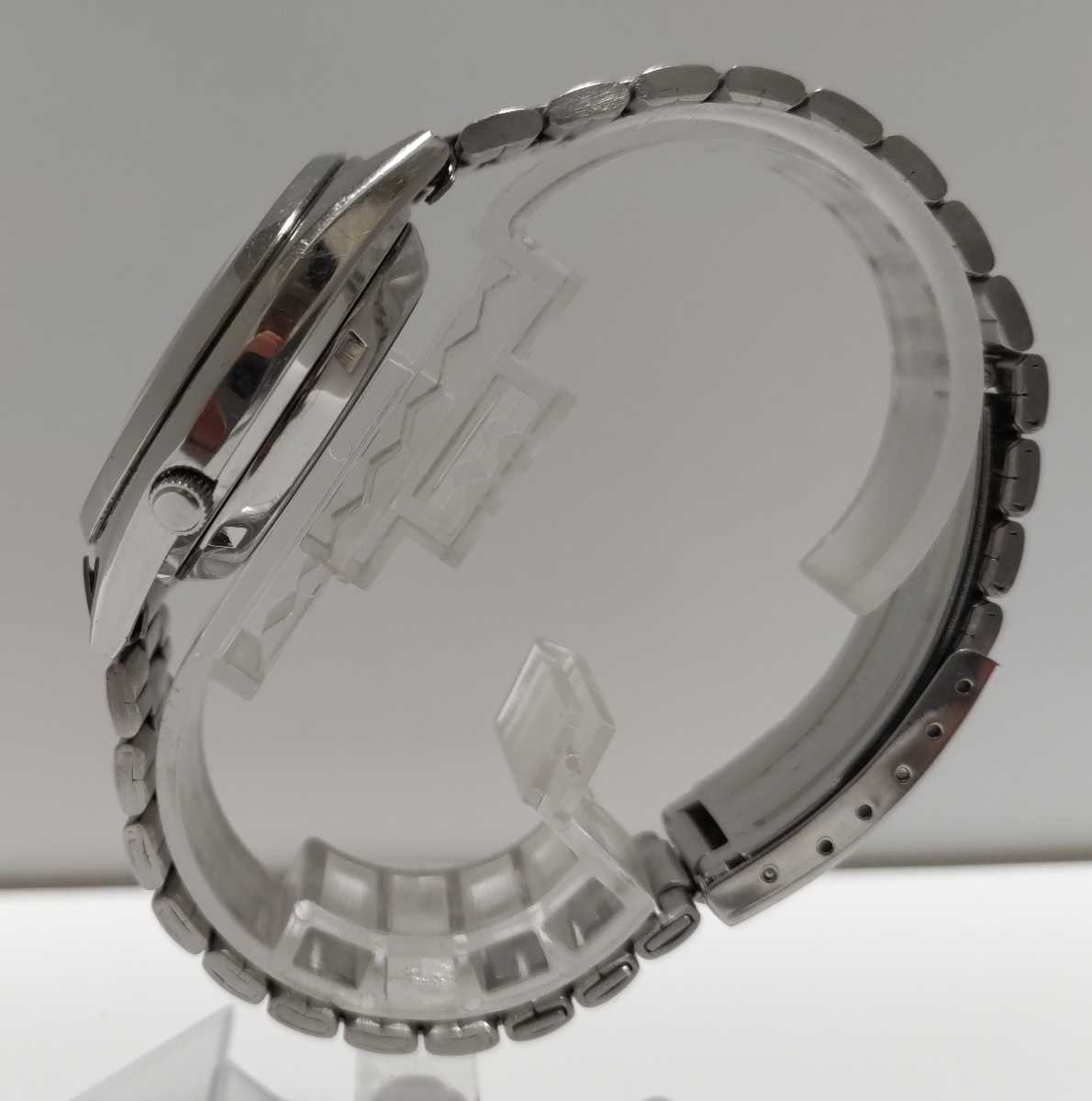 稼働品】SEIKO 5 7S26-0480 セイコーファイブ デイデイト 英語 
