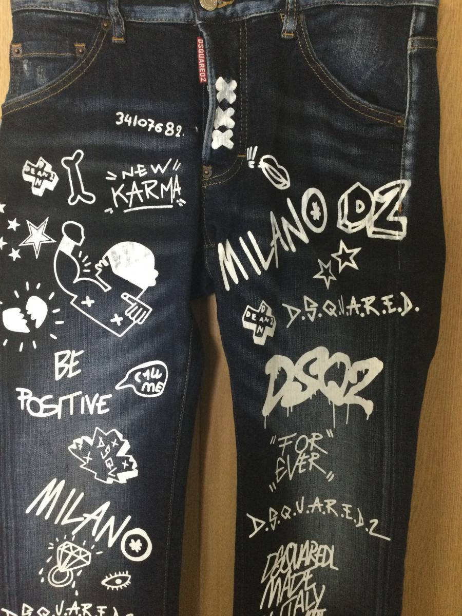 新品未使用 サイズ46 ディースクエアード ダーク グラフィティ  