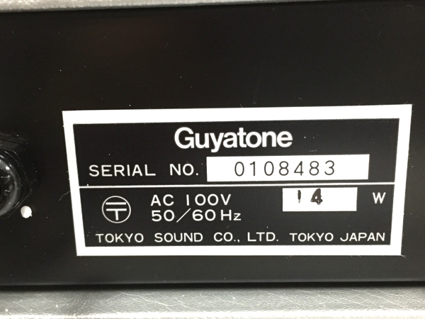 Guyatone FLIP TUBE AMP.SIMULATOR FTS-1 プリアンプ エフェクター