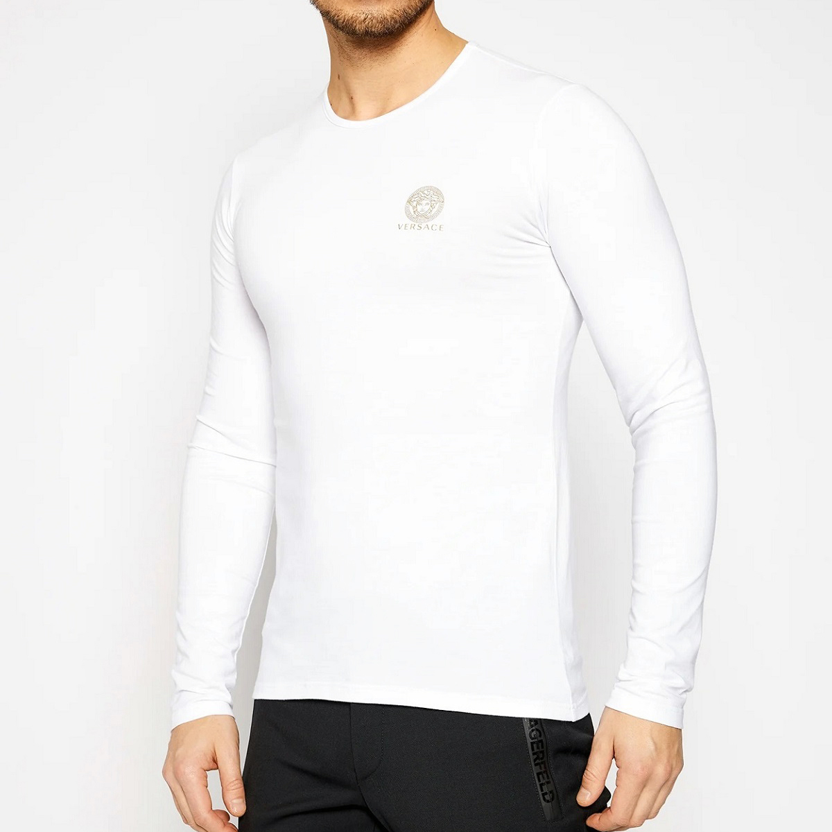 送料無料 6 VERSACE ヴェルサーチ AUU01007 A232741 ホワイト 