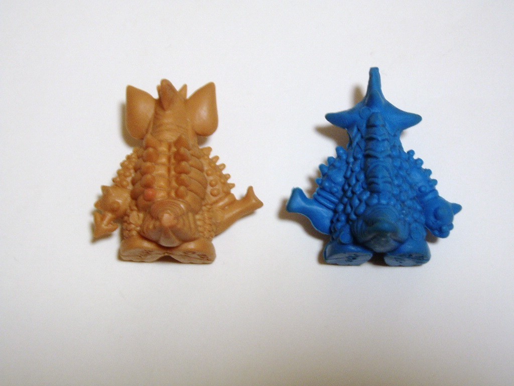 ☆怪獣 消しゴム 2体セット タイラント バラバ ポピー 丸越 東宝 東映 