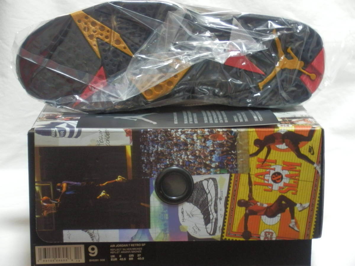 2019年製 AIR JORDAN 7 RETRO REFLECT SILVER 銀/赤/黒/白 US9 新品箱 