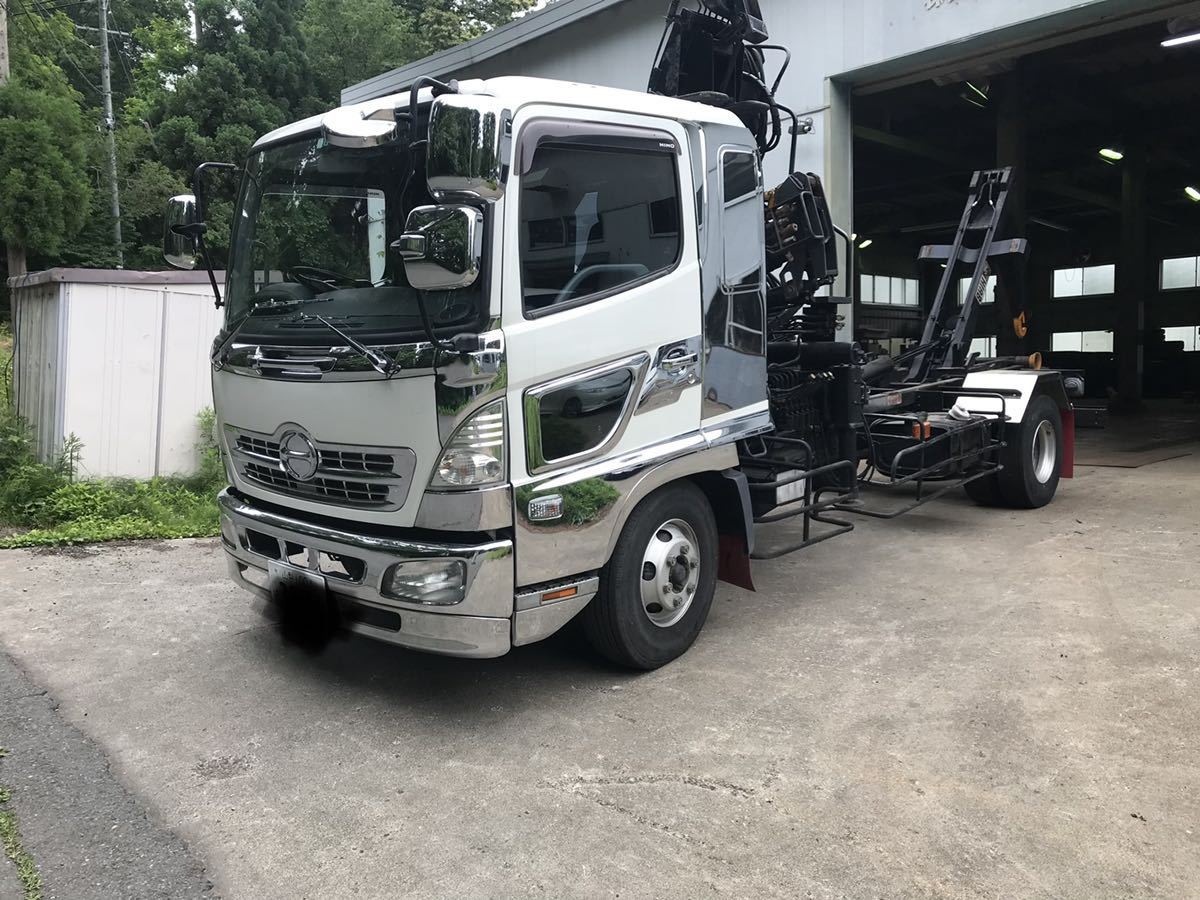 ヒアブクレーン付き アームロール 増トン 4.3t HIAB フックロール 