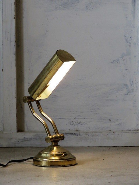 アトリエランプ バンカーズライト 電気スタンド /アンティーク ...