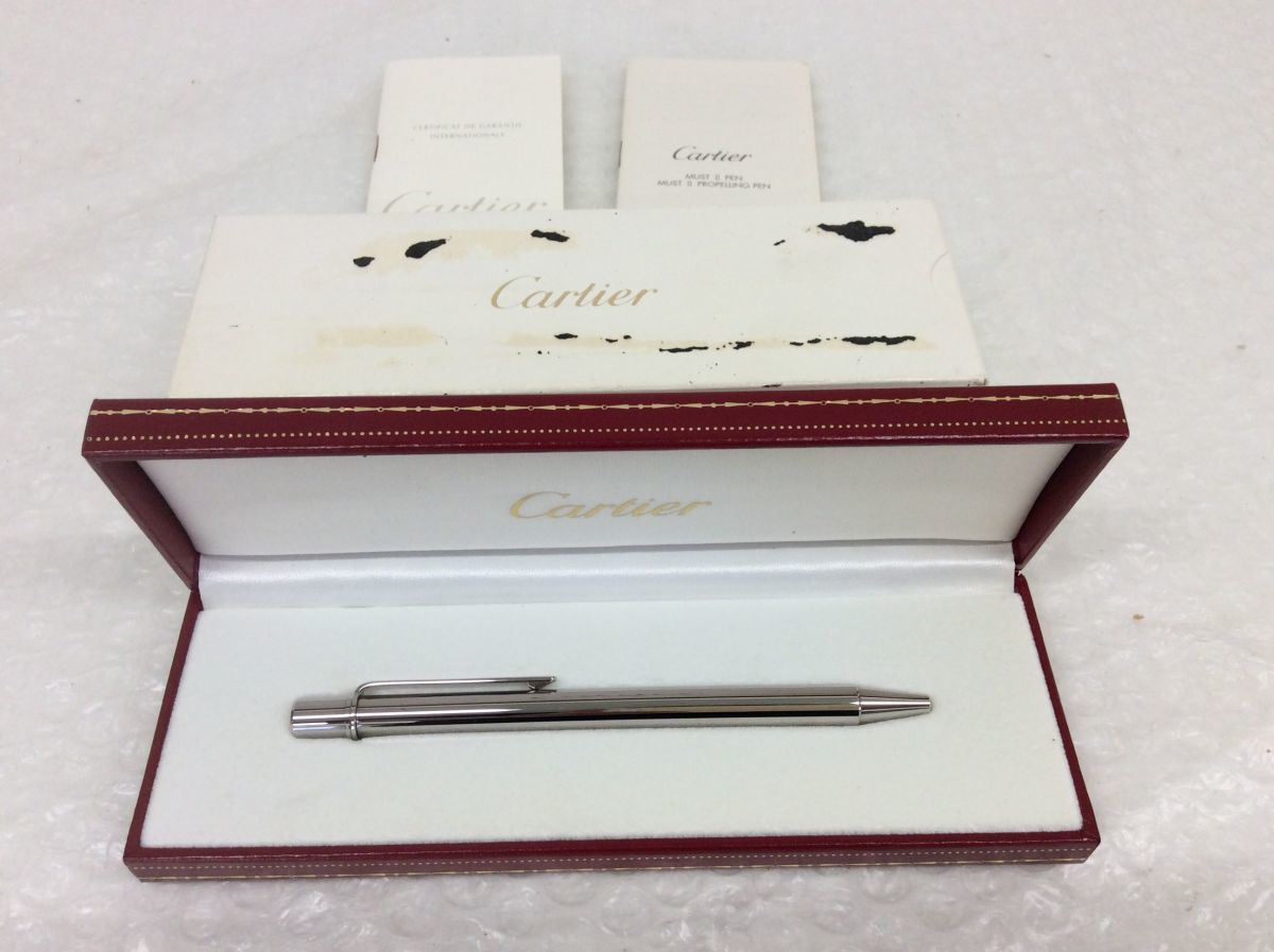 美品　Must de Cartier カルティエ　マスト|| ボールペン 代YZ①059-60 カルティエ マスト ドゥ must de Cartier ボールペン