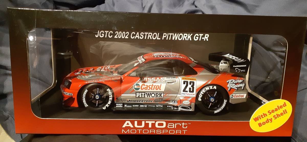 AUTOart オートアート 1/18 2002 JGTC CASTROL PITWORK カストロール 