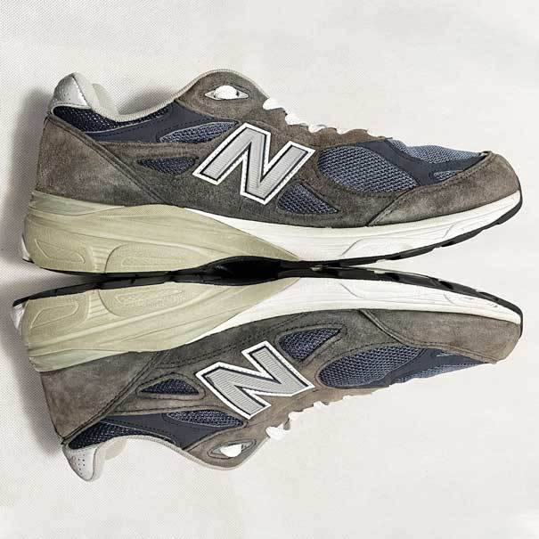 ☆【MADE IN USA】New Balance ニューバランス M990 v3 ネイビー 紺色 