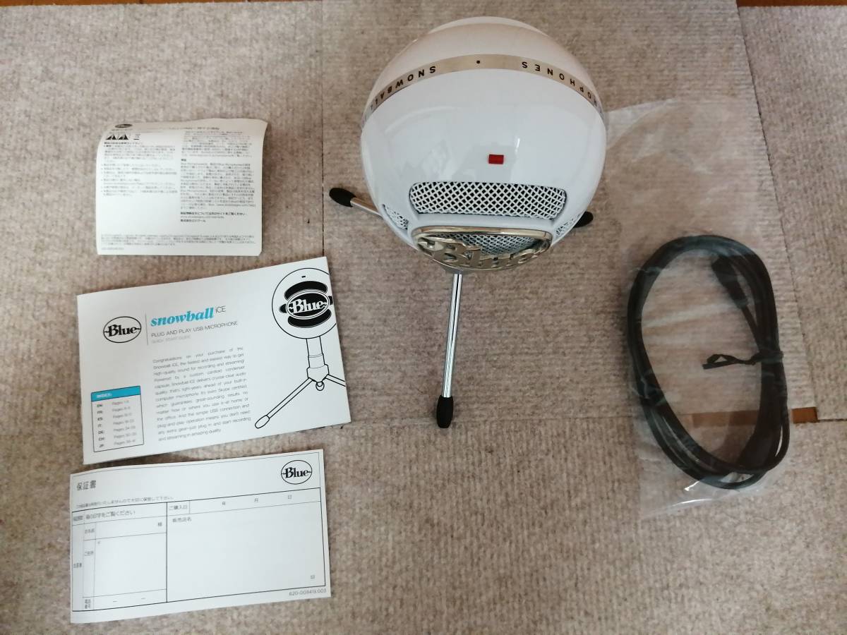 Blue Microphones Snowball iCE USB コンデンサー マイク 　スノーボール　アイス　中古品_2
