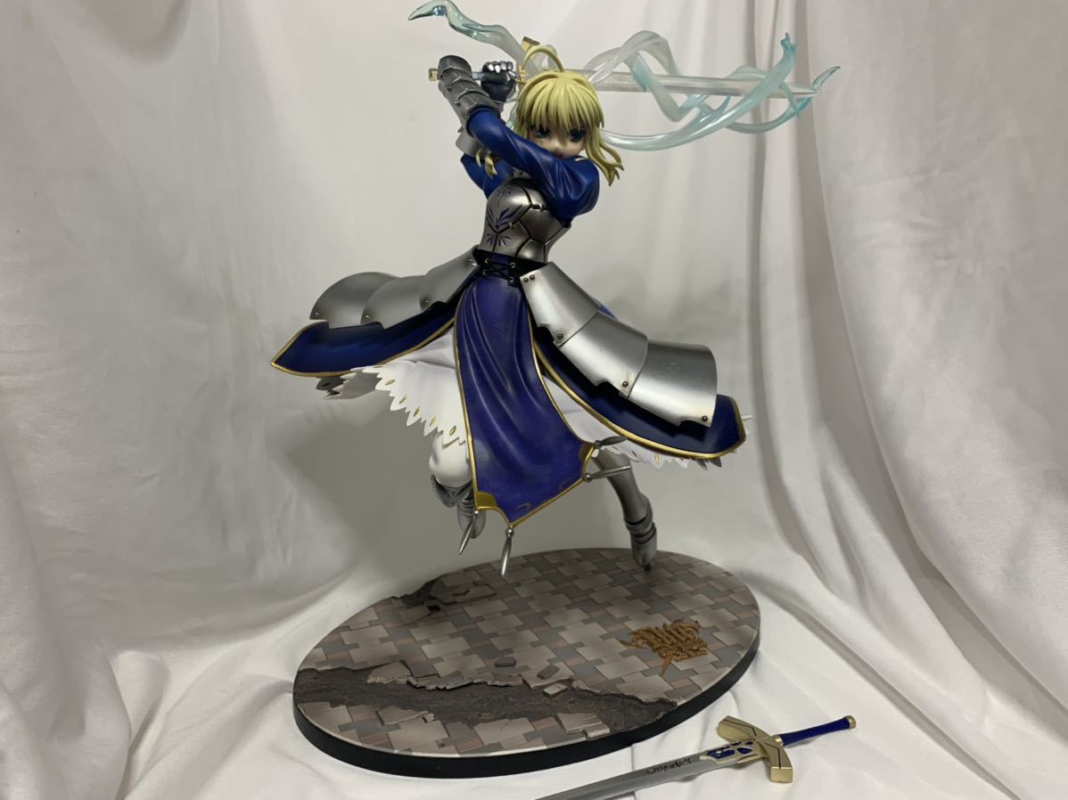 フィギュア Fate Stay Night セイバー 約束された勝利の剣 エクスカリバー 1 7スケール Pvc塗装済み完成品フィギュア Fate 売買されたオークション情報 Yahooの商品情報をアーカイブ公開 オークファン Aucfan Com