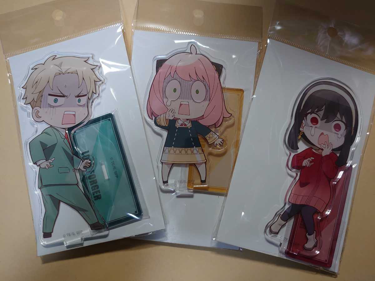 3種セット SPY×FAMILY WIT STUDIO 10th アクリルスタンド 缶バッジ