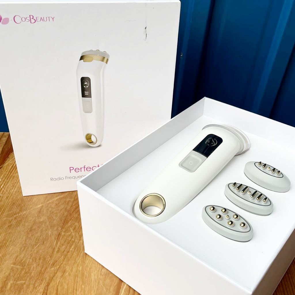 定番人気，お得 完動品 COSBEAUTY RF 美顔器 コスビューティー CB-023-W01 0530⑤(フェイスケア)｜売買されたオークション情報、yahooの商品情報をアーカイブ公開 - オークファン フェイスケア