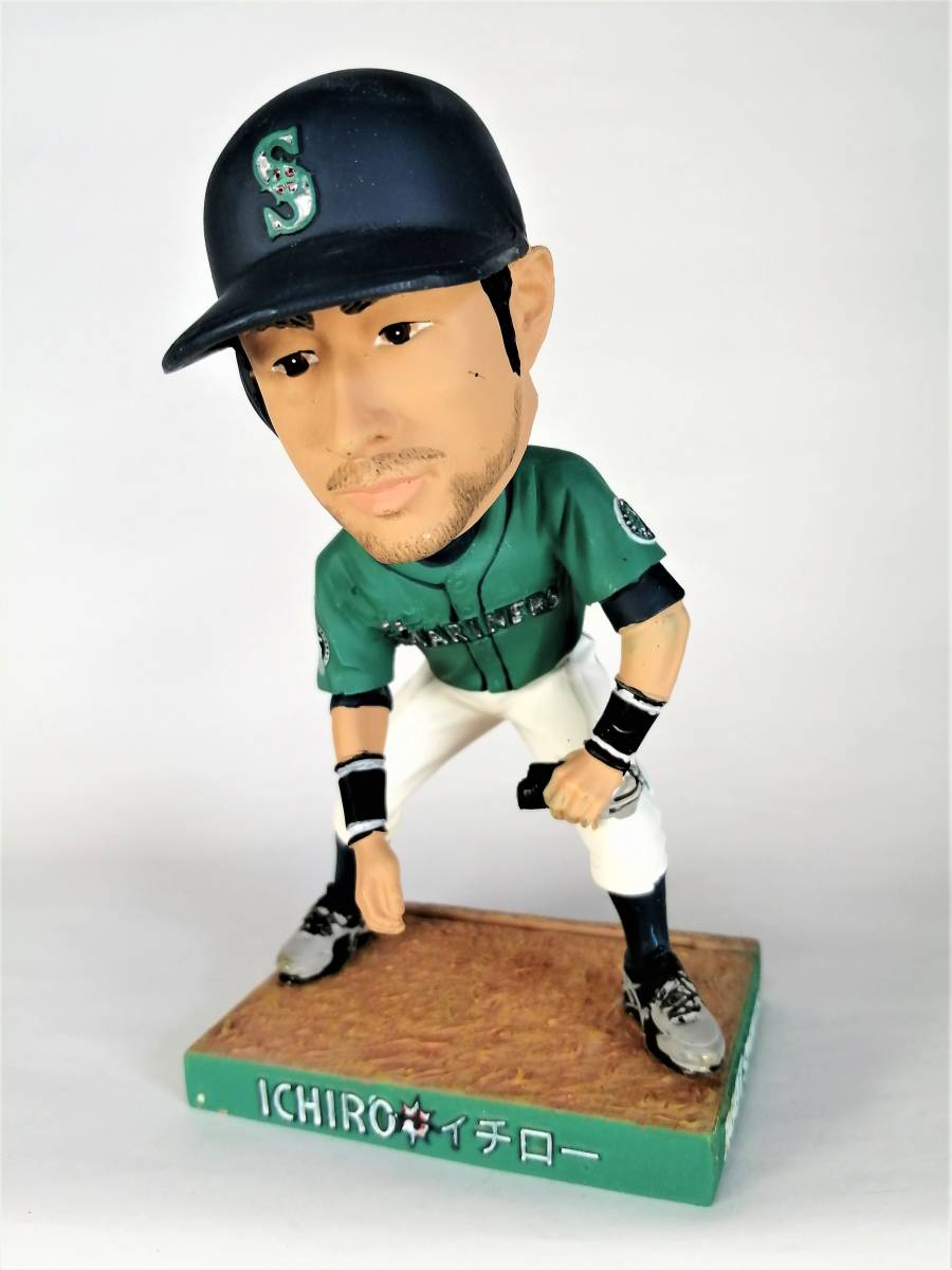野球 イチロー マリナーズ マーリンズ ボブルヘッド 262本3000本