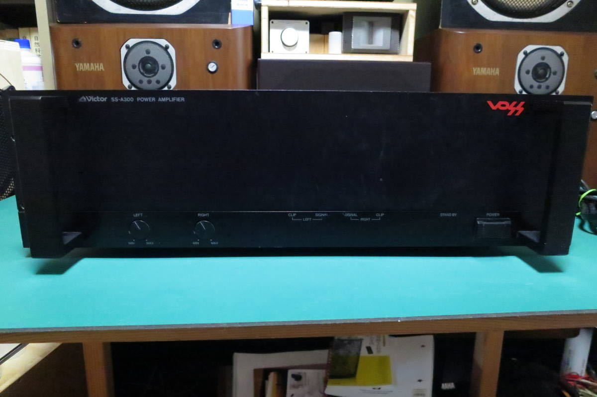 送料込】ビクターパワーアンプ PS-A300 ケース付き 完動品 ビクター