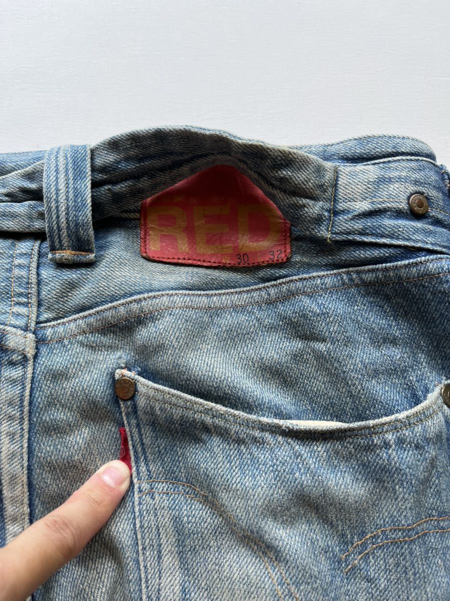 ☆日本製 2007年 00s Levi's RED メンズ W31相当 赤耳 バックル ☆日本製 2007年 00s Levi's RED メンズ W31相当 赤耳 バックル