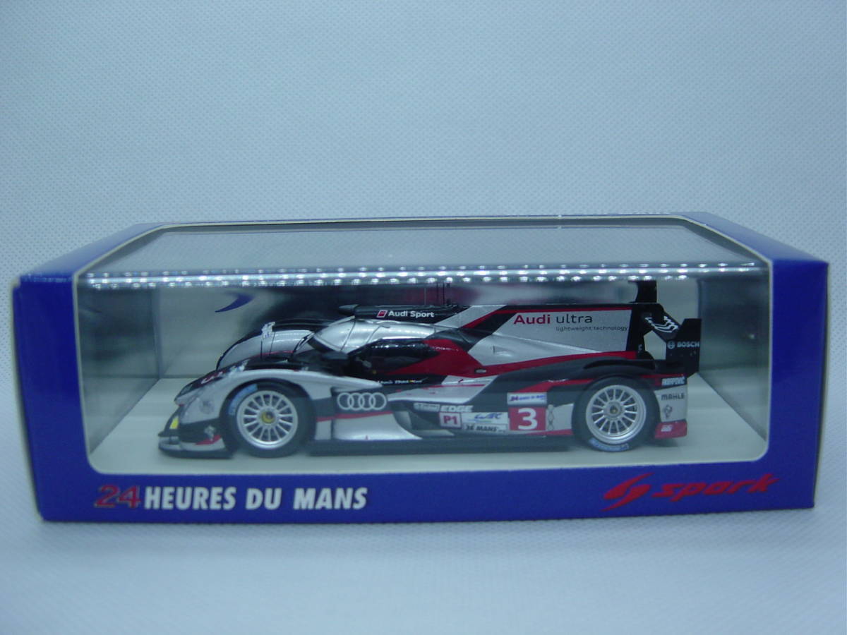 Audi R18 Ultra – 5ème Le Mans 2012 – Dumais/Duval – Spark S3702 – 1/43 – Neuve