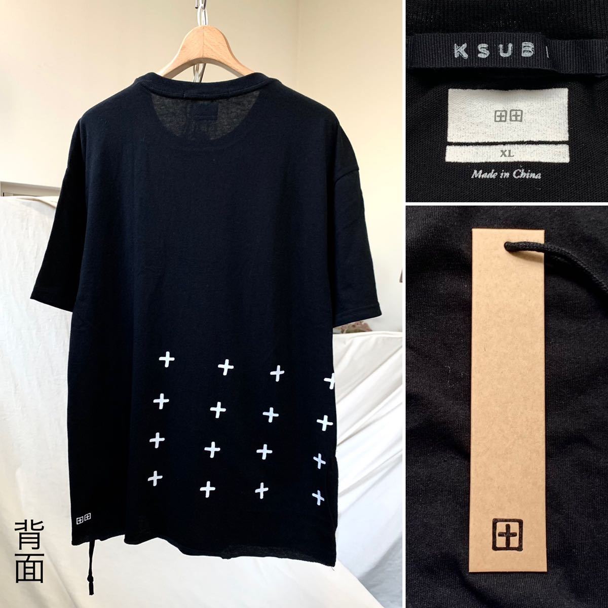 新品 KSUBI スビ 4x4クロス プリント シグネチャー ビッグ Tシャツ XL 
