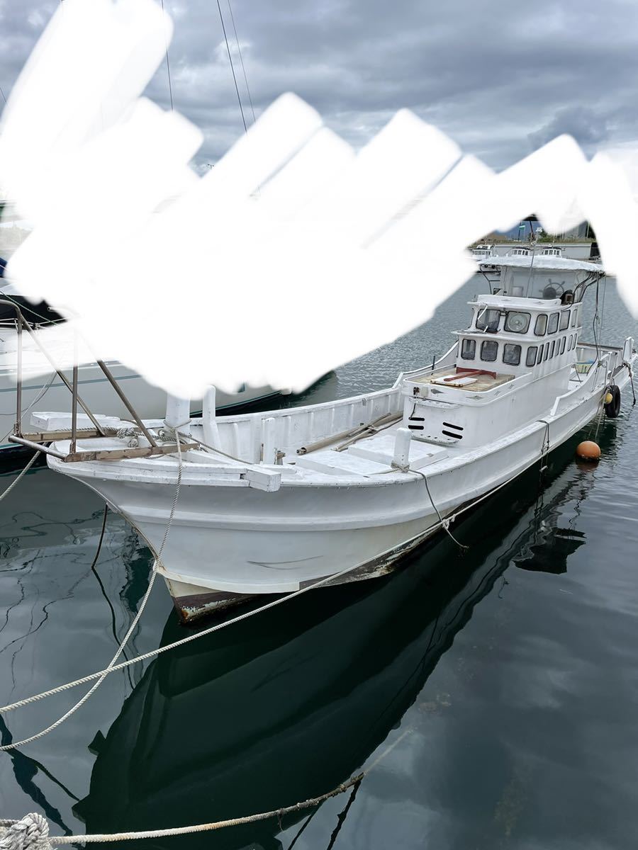 和船 12m エンジン実働 ジャンク扱い プレジャーボート(小型  