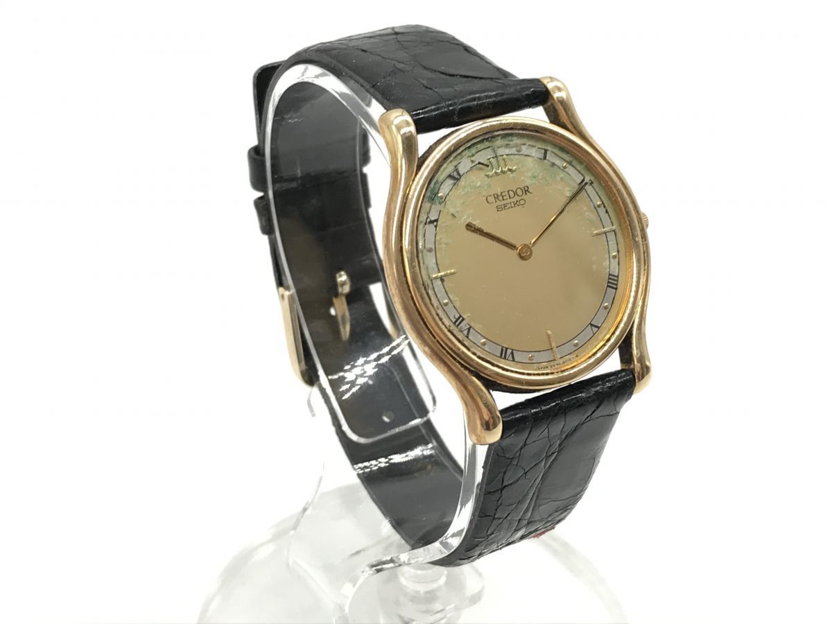 ジャンク品 SEIKO セイコー 腕時計 クレドール 9570-6010 14Kケース 
