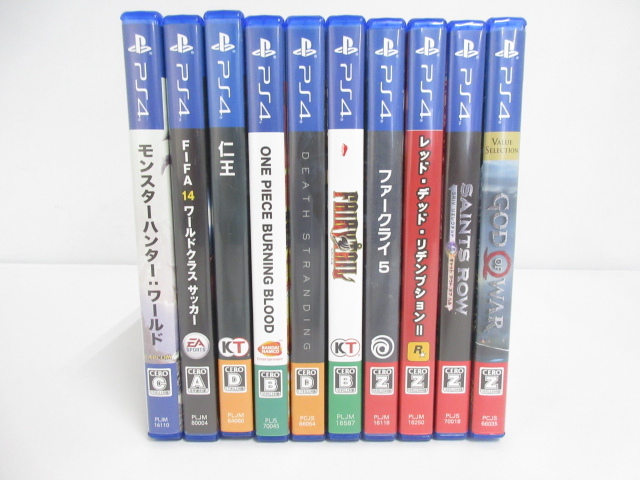  s21776-rj PS4ソフト 10本セット レッドデッドリデンプション2 デスストランディング他 040-220608(PS4ソフト)｜売買されたオークション情報、yahooの商品情報をアーカイブ公開 - オークファン PS4ソフト