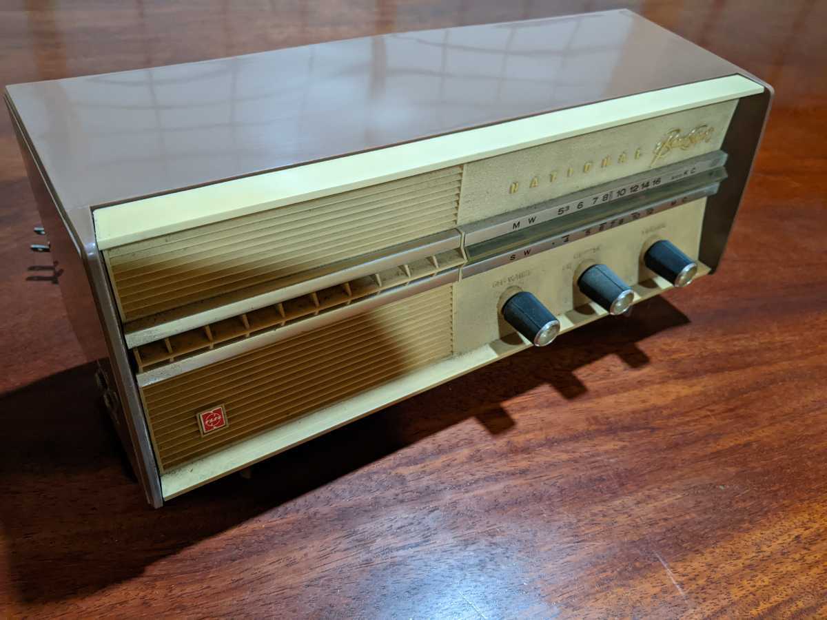 ナショナル ラジオ RE-260 ナショナル 真空管ラジオ 2バンドRE-260