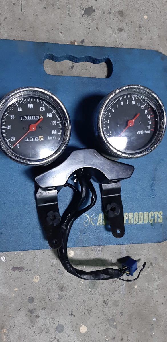 優良販 GSX400インパルス GK79A 純正メーター スピードメーター タコ ...