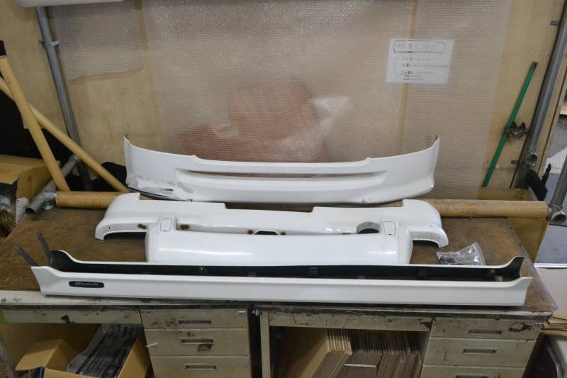 ライフ メヌエット 後期(JB1 JB3) モデューロ リップスポイラー リアスポイラー サイドステップ左右 リアウィング 5点セット NH578 K059576