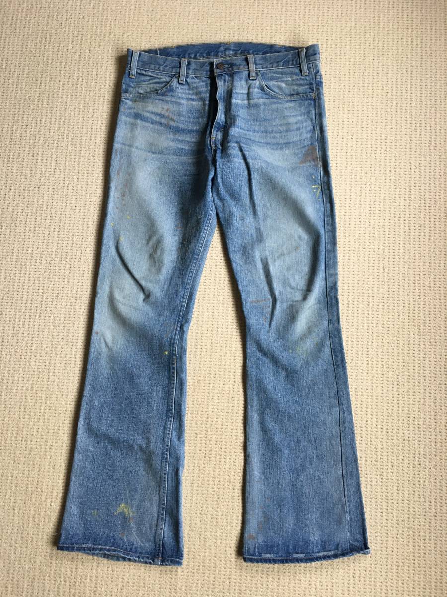 米国製リーバイス646復刻bigE W33×L32 USED加工品 検LEVISヴィンテージ 