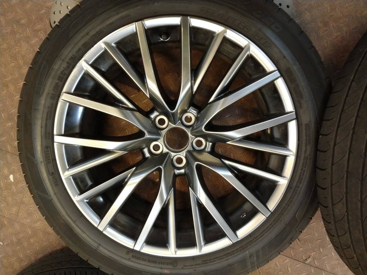 レクサス RX 450h Fスポーツ 純正タイヤ付き ホイール 20インチ 