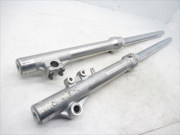 F1R4-0225 カワサキ スーパーシェルパ フロントフォーク サスペンション 純正品 【KL250G-039~ 2005年モデル 動画有】