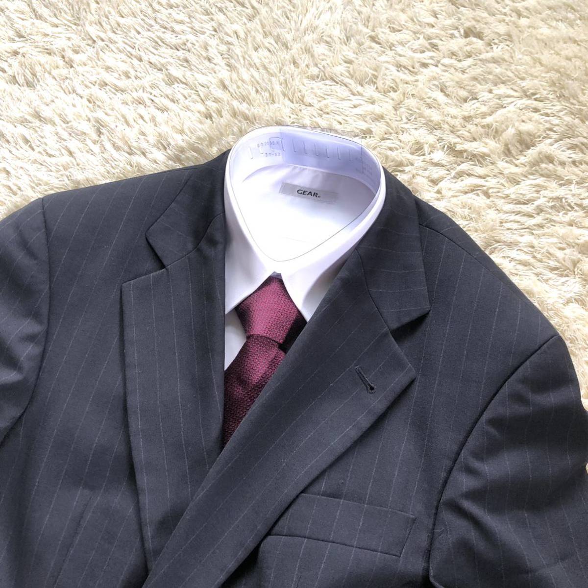 希少USA製』美品 HUGO BOSS【本物の高級感】ヒューゴボス セットアップ 