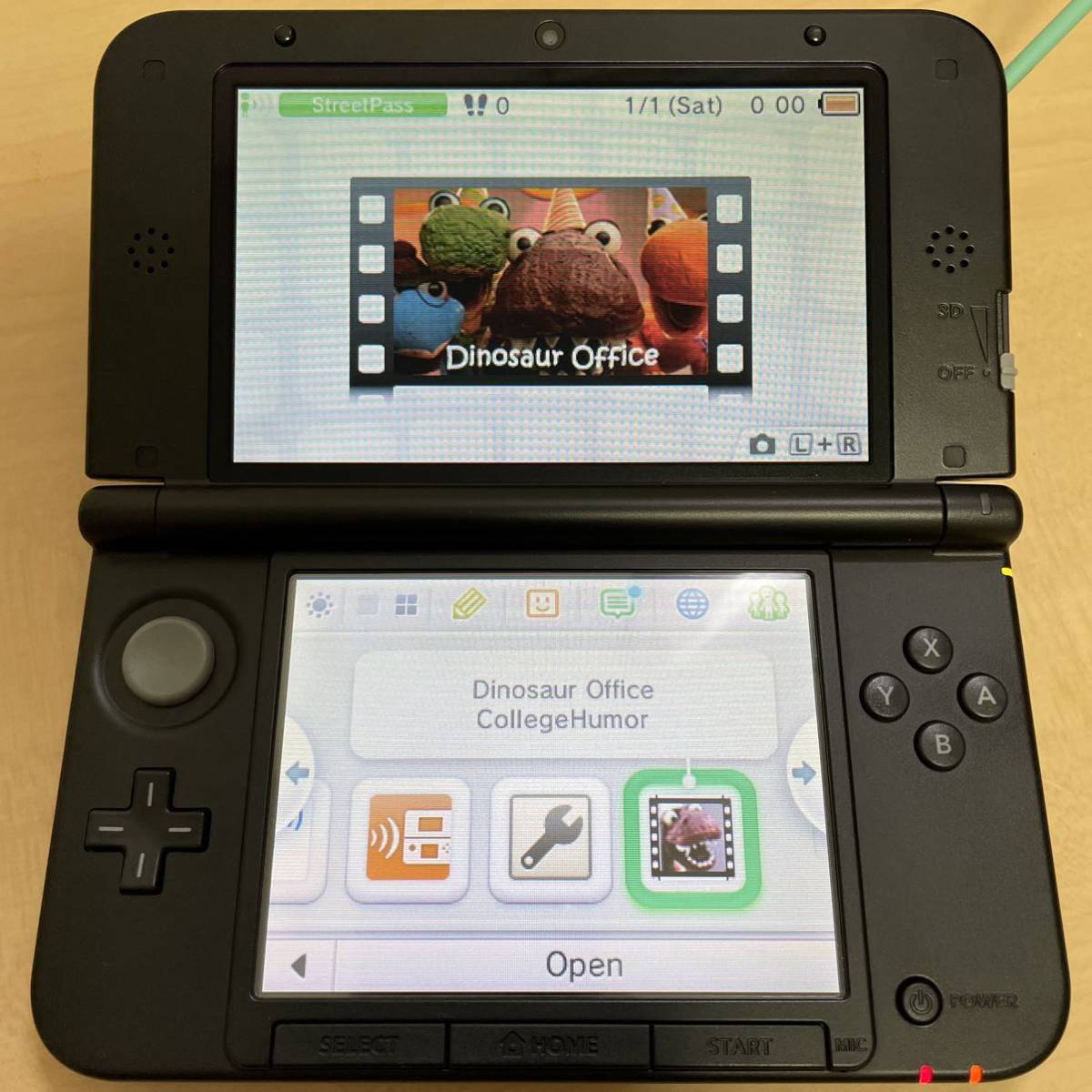 ニンテンドー3DSLL/BLACK 店頭用デモ機(北米版)☆極美品☆非売品☆販促 