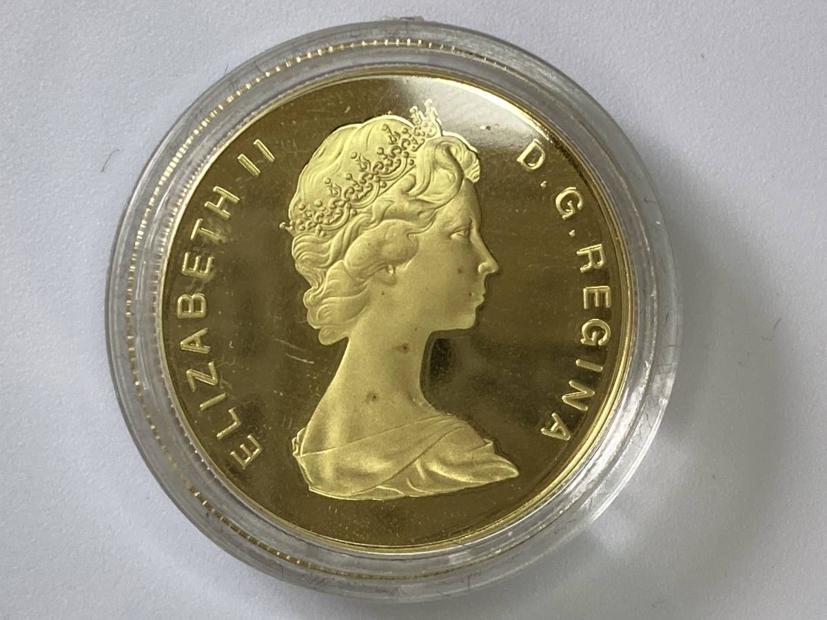 カナダ金貨 Canada金貨 セント.ジョーンズ100ドル金貨 k22 27ミリ 16.965g 1982年 金貨 金の入札履歴 - 入札者の順位