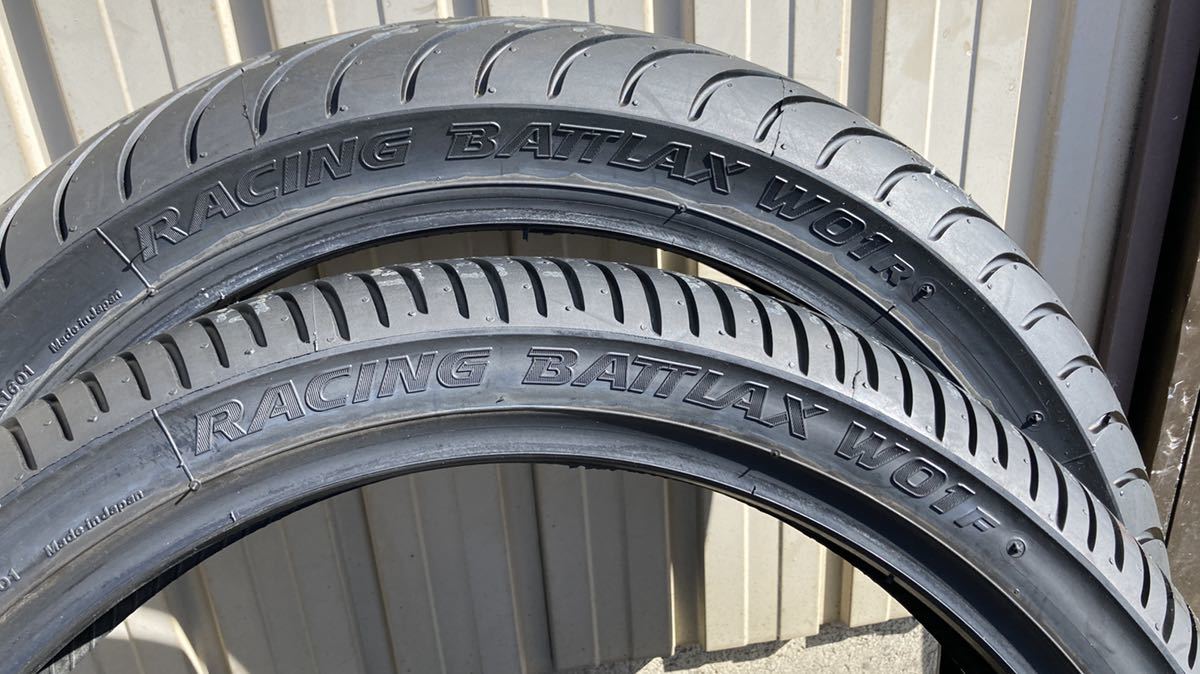 新品】BRIDGESTONE 17インチ RACING BATTLAX W01前後セット レーシング