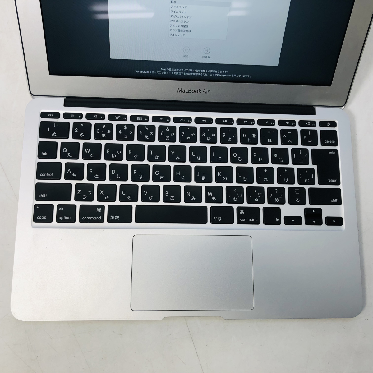 動作確認済み MacBook Air 11インチ（Mid 2012） Core i5 1.7GHz/4GB 