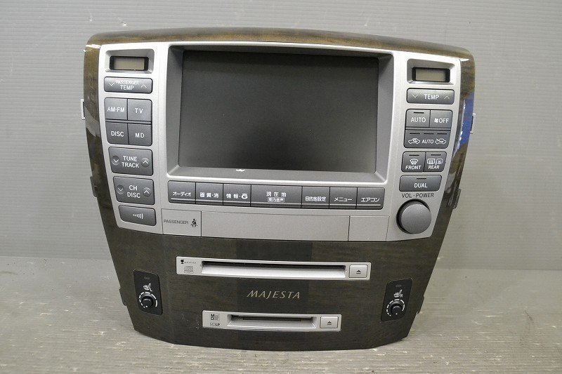 トヨタ純正 カーナビ 18 クラウン マジェスタ C 後期(UZS186) HDDナビ マルチナビモニター