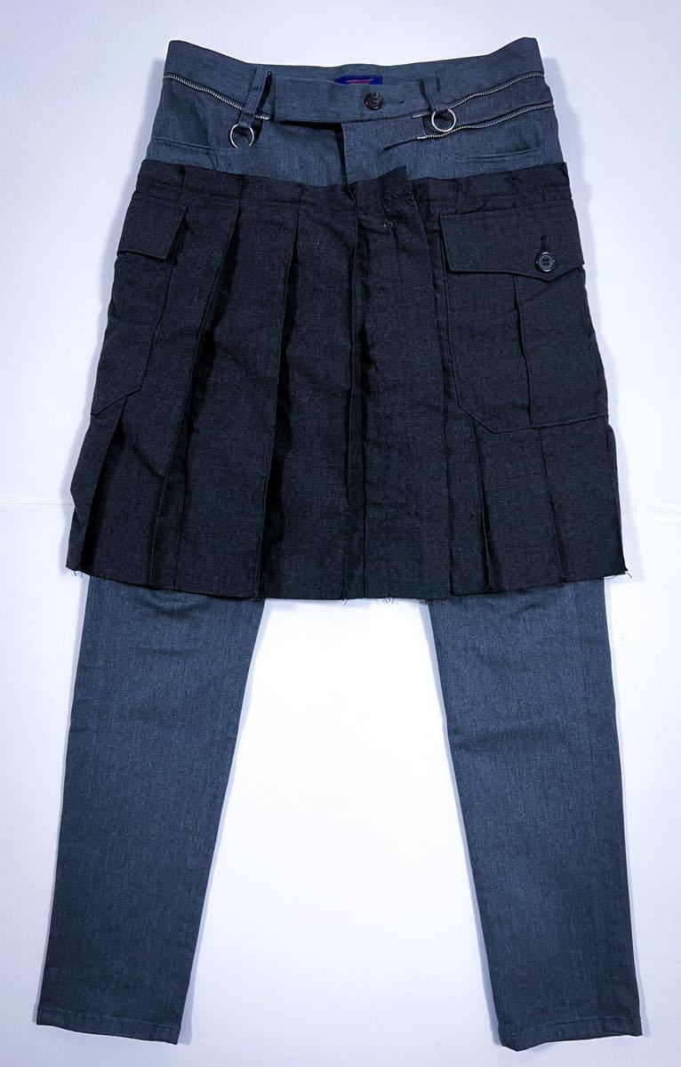 名作アンダーカバー undercoverグレイテスト期 scab期スカートパンツ