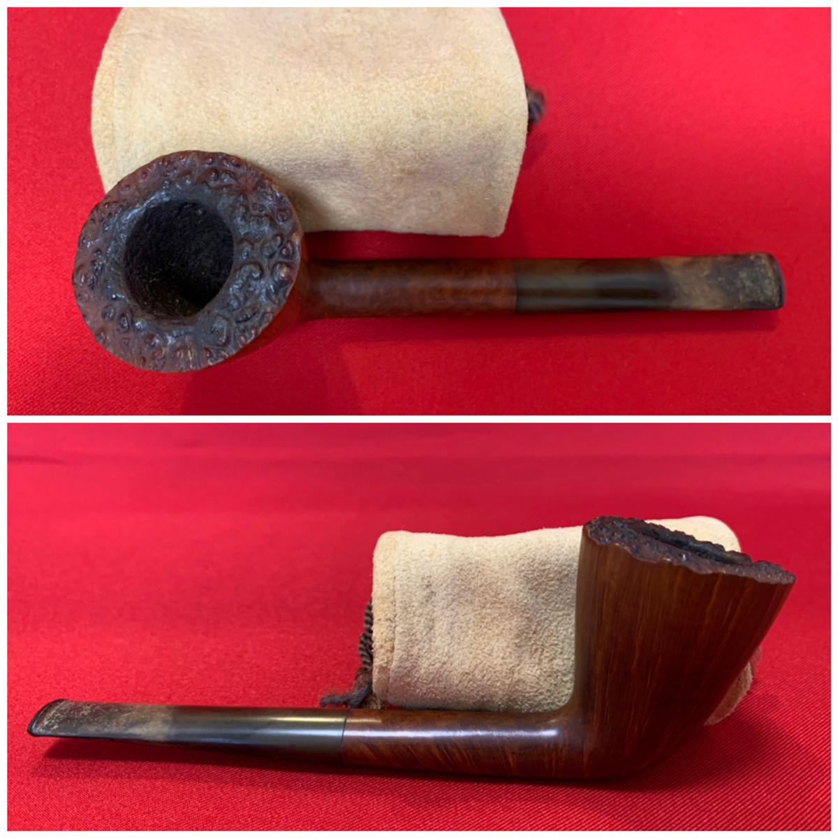 TSUGE IKEBANA 日本製 木製 パイプ 喫煙具 USED 中古品 年代物 