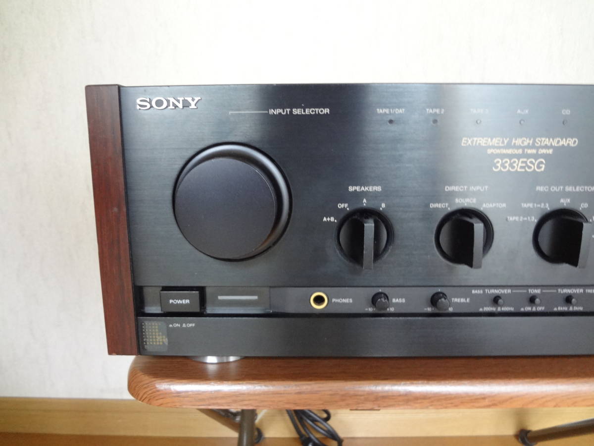 往年の名機 綺麗 動作品 高音質 SONY ソニー TA-F333ESG プリメイン