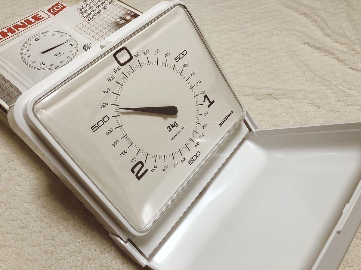 レア‼️ドイツ Soehnle デジタルクッキングスケール　箱付き 未使用 SOEHNLE ツェーンレ キッチンスケール 計量 ハカリ 西ドイツ
