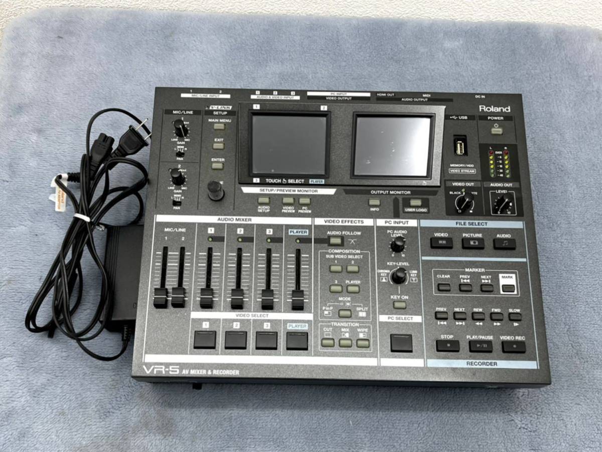 通電ok Roland ローランド Vr 5 Avミキサー レコーダー Av Mixer Recorder ビデオミキサー ネットライブ 演出収録 兵庫県姫路市から ミキサー 売買されたオークション情報 Yahooの商品情報をアーカイブ公開 オークファン Aucfan Com