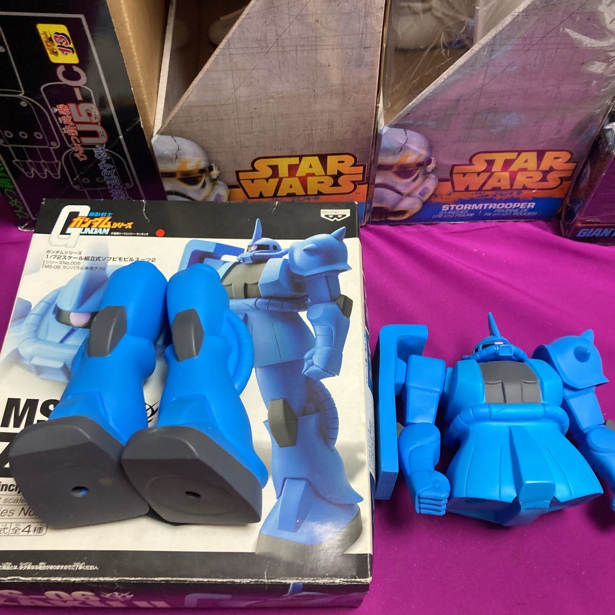 ggo 1/72スケール 組立式ソフビモビルスーツ 機動戦士ガンダム MS-06 