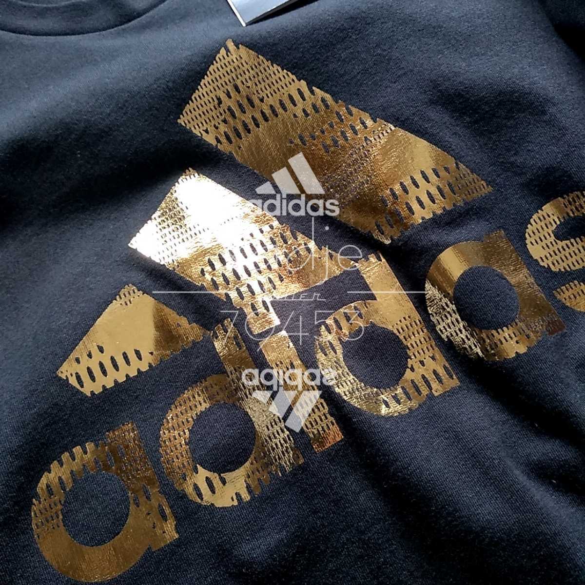 新品 正規品 adidas アディダス 2枚セット 半袖 Tシャツ ロゴ 箔