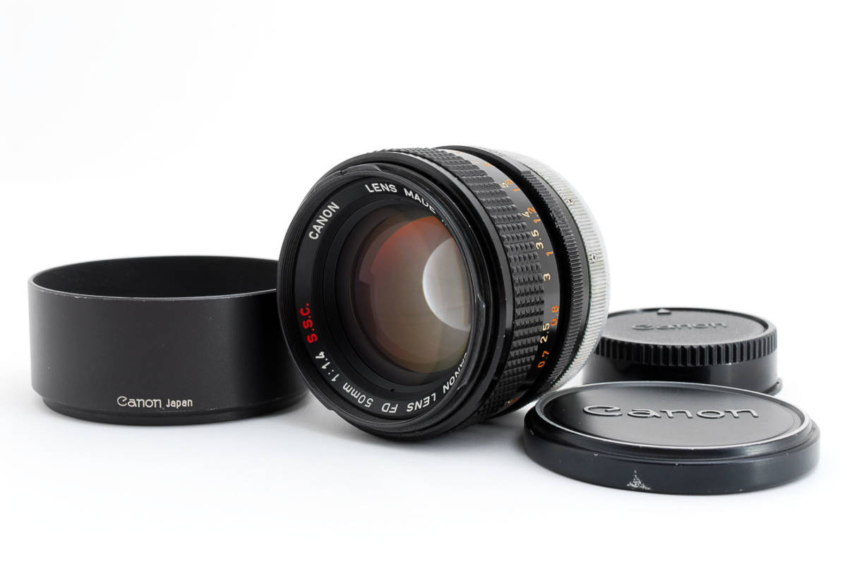 FD Canon 50mm S.S.C. f⁄1.4 Lens - | SSC f1.4 AS for Review IS