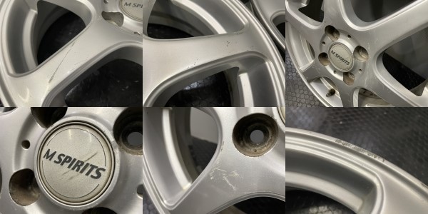 三菱 純正OPホイール M SPIRITS 15インチ 4本 5J4HPCD100+35 x2  