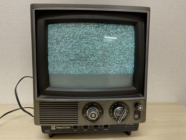 R352-T1-1623 ナショナルカラーテレビ ブラウン管テレビ 昭和レトロ