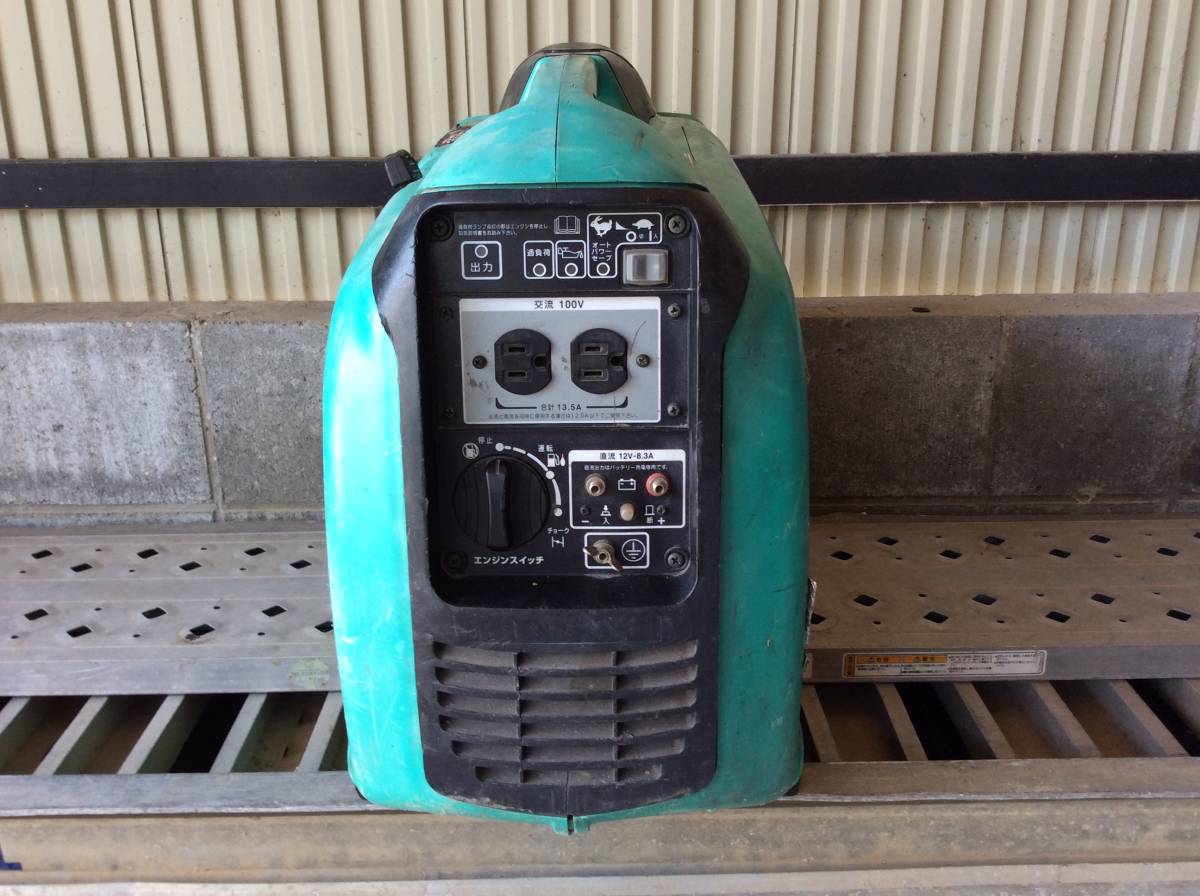 ヤンマー YANMAR インバーター発電機 GF1400is 実働！ 非常用 災害時に